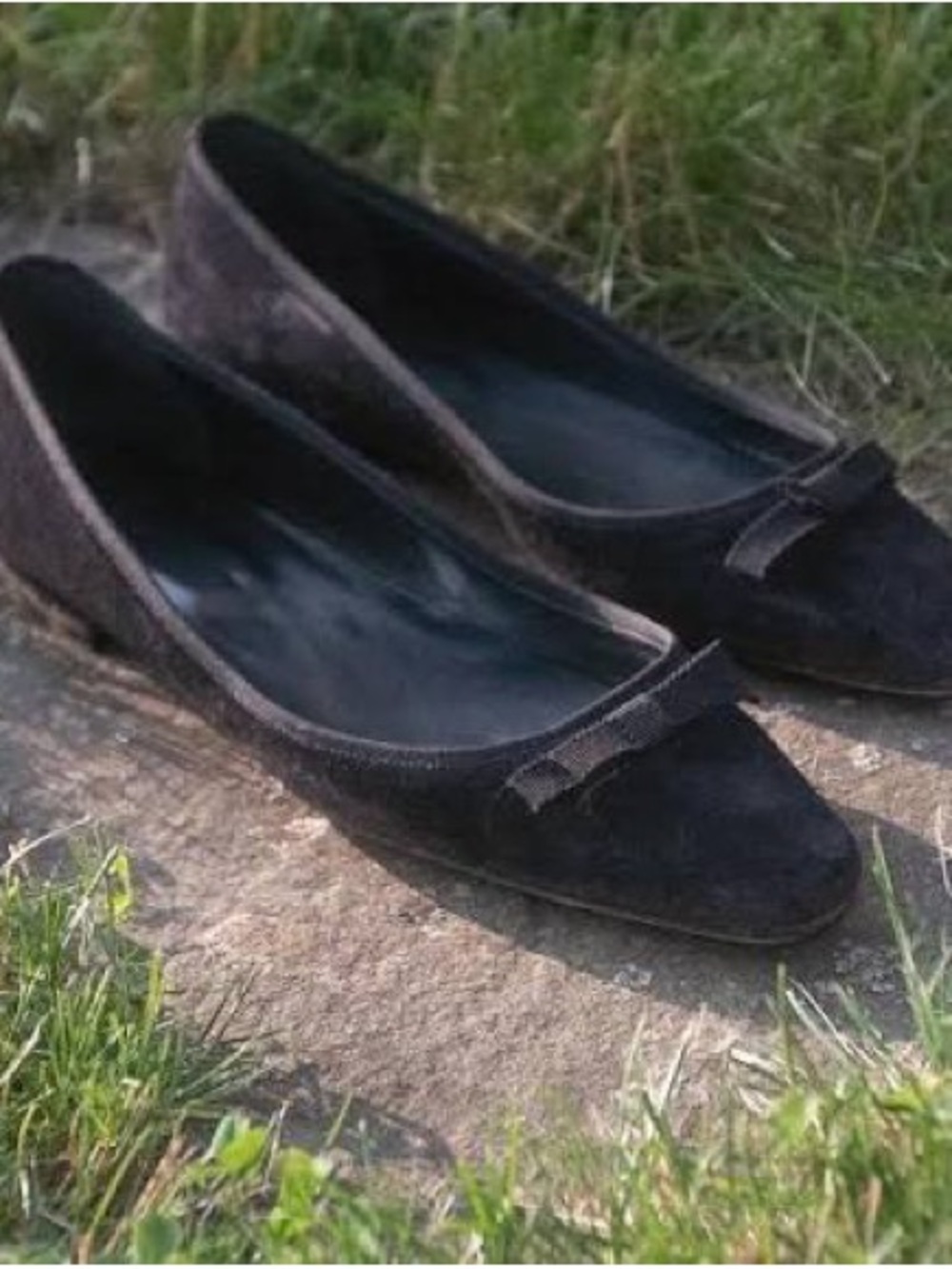 Doen Odette Black Suede Flat 39